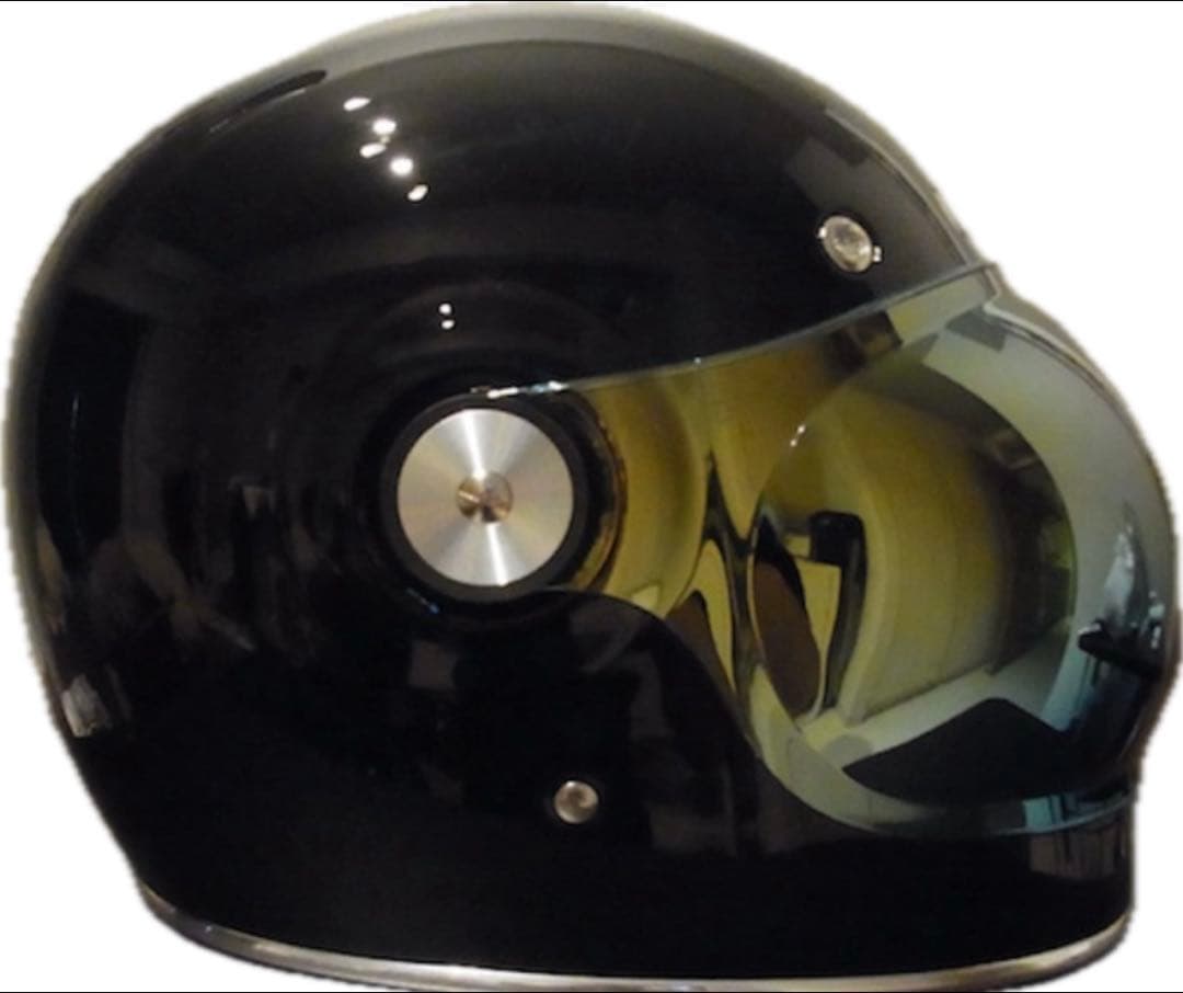 BELL BULLITT GLOSS BLACK バブルシールド付属