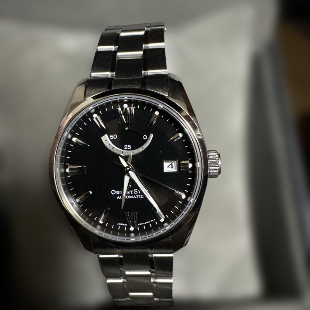 最終値下げOrient Star 自動巻き 腕時計 ブラック 保証書　コマ付き