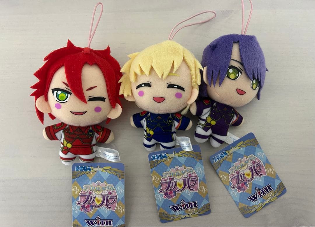 プリパラ　WITH アサヒ　ショウゴ　コヨイ　ぬいぐるみマスコット