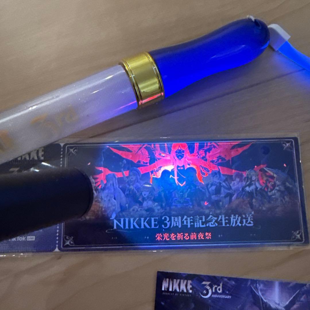 勝利の女神 NIKKE 3周年　生放送　グッズ　非売品