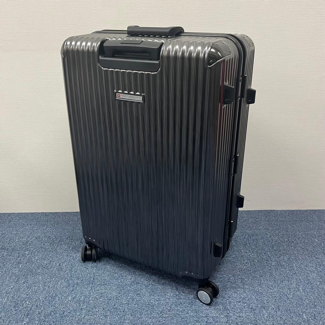 ほぼ未使用 スイスミリタリー スーツケース キャリーケース チタン 105L
