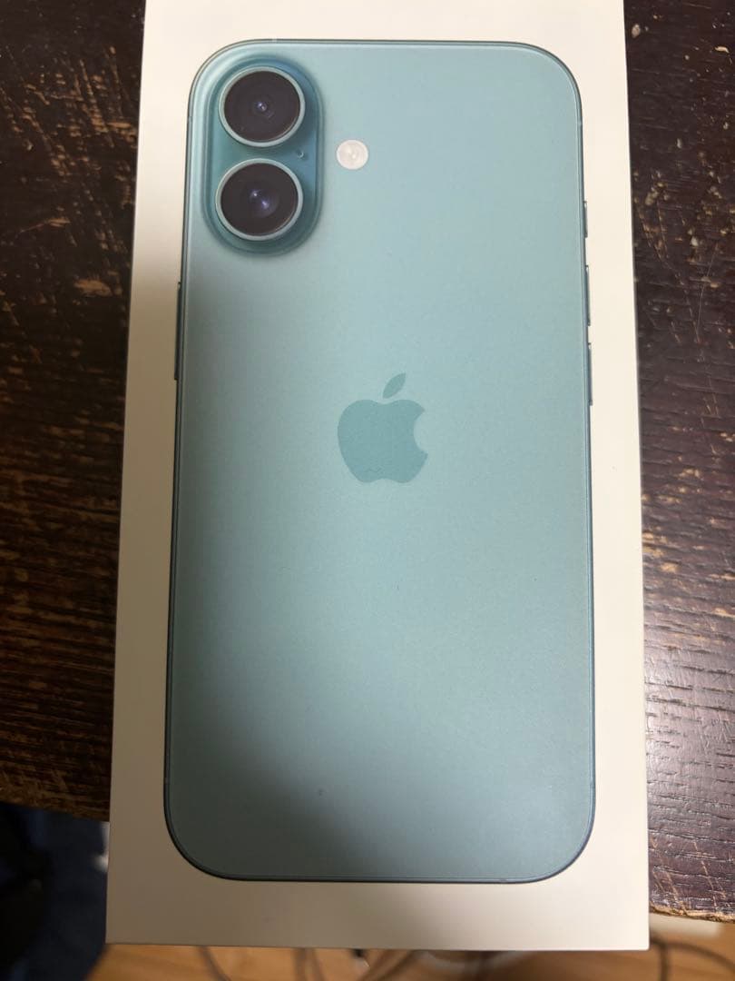 iPhone16 ティール　256GB バッテリー99% SIMフリー
