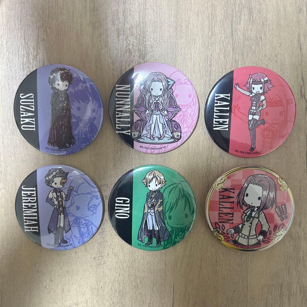 コードギアス　反逆のルルーシュ　グラフアートデザイン　枢木スザク　缶バッジ