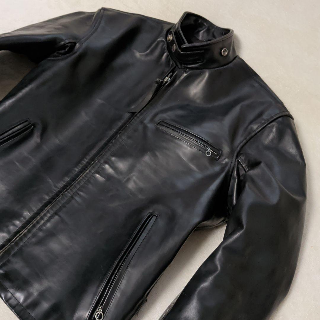 インディアンモトサイクルブラックレザーシングルライダースジャケット