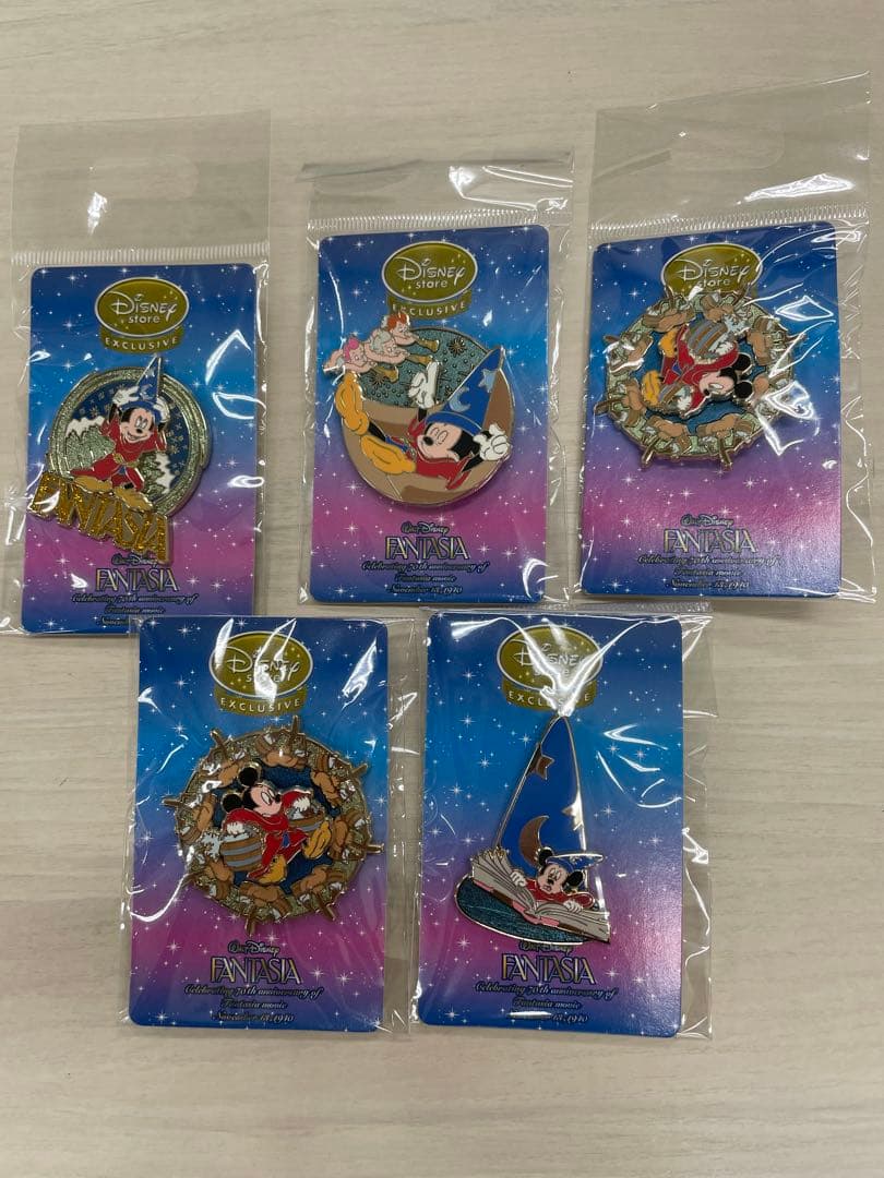 Disney Fantasia ピンバッジ 5個セット