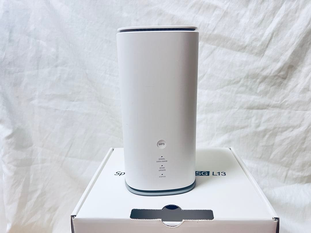 【工事不用】 ZTE Speed Wi-Fi  5G L13 ホワイト