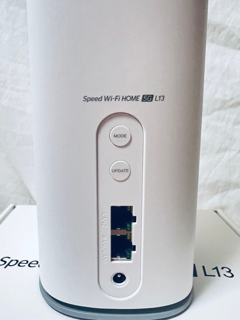 【工事不用】 ZTE Speed Wi-Fi  5G L13 ホワイト