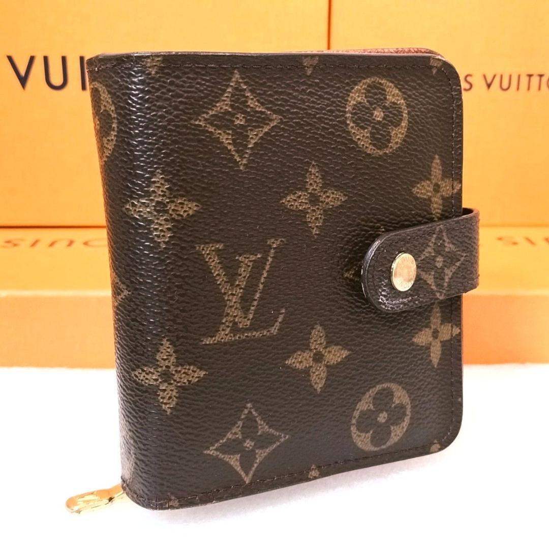 コンパクトジップ モノグラム ラウンドファスナー ウォレット ルイヴィトン