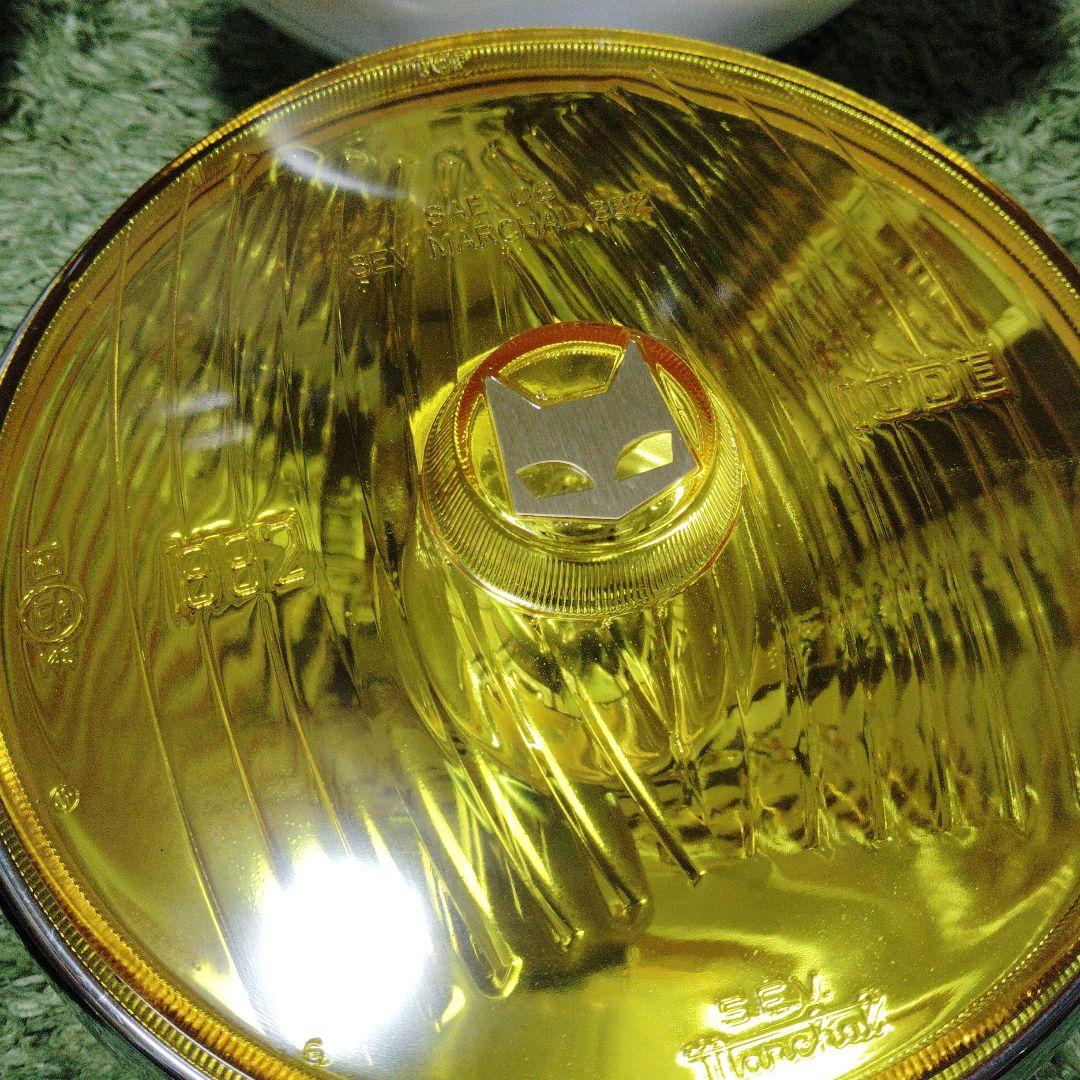 当時物 マーシャル 882 ヘッドライトMARCHAL イエロー フォグランプ