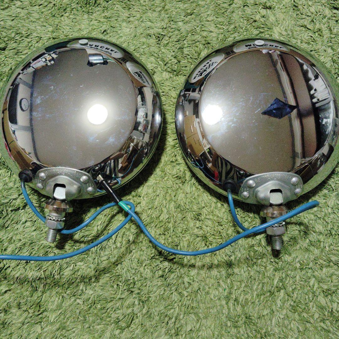 当時物 マーシャル 882 ヘッドライトMARCHAL イエロー フォグランプ