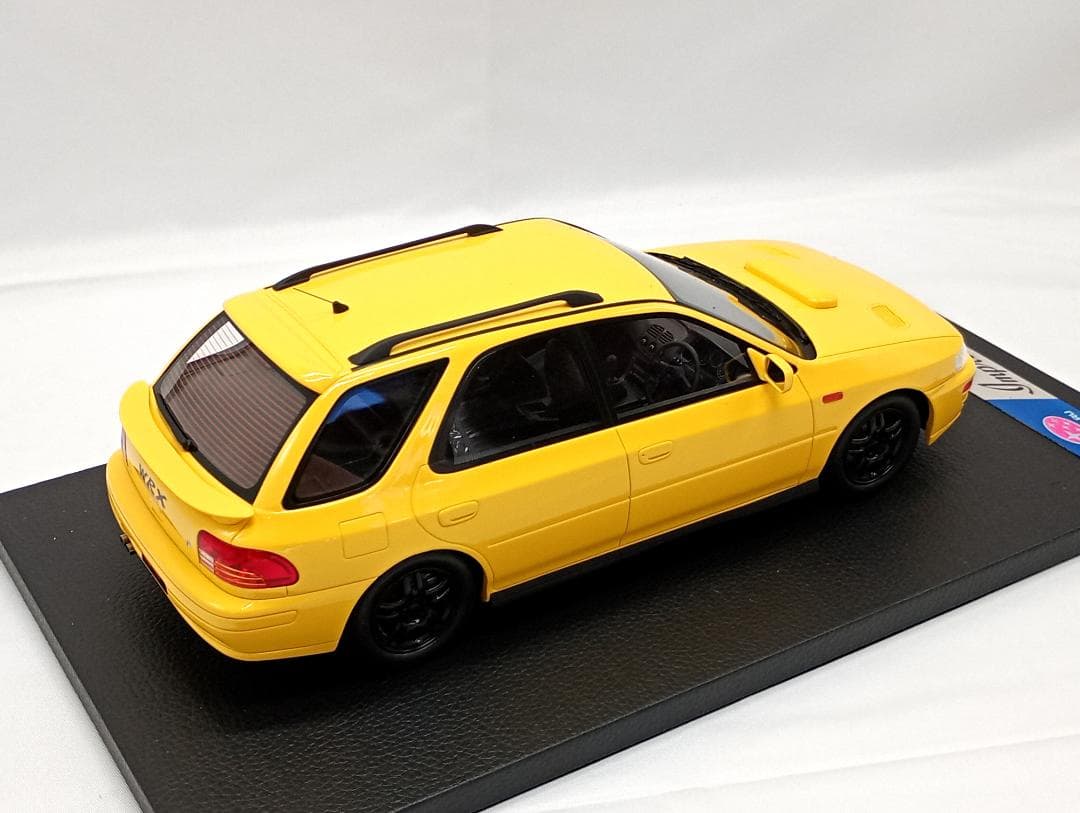 ENGUP 1/18 スバル インプレッサ WRX ワゴン 1994 イエロー