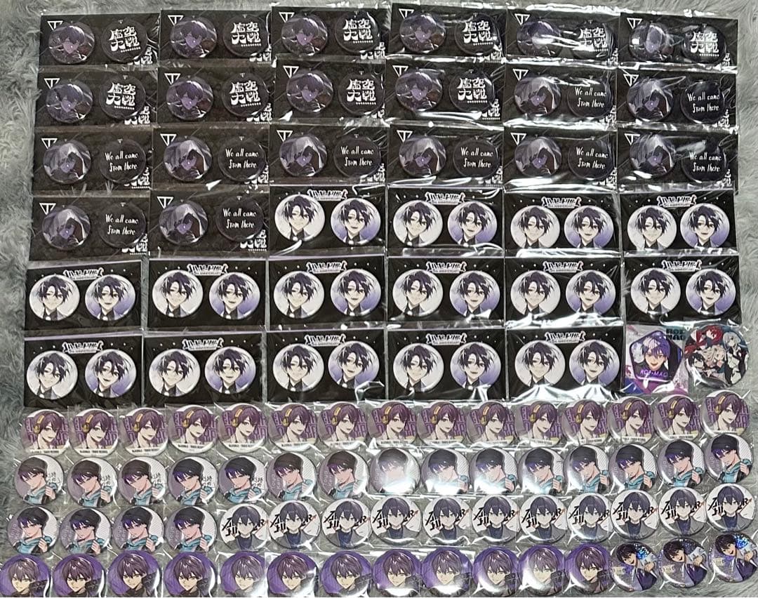 にじさんじ　剣持刀也　缶バッジ　まとめ売り　FANTASIA 読者の秋　タワレコ