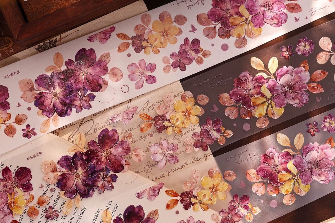 小白家文創《似錦》海外マスキングテープ　マステ 【2520】