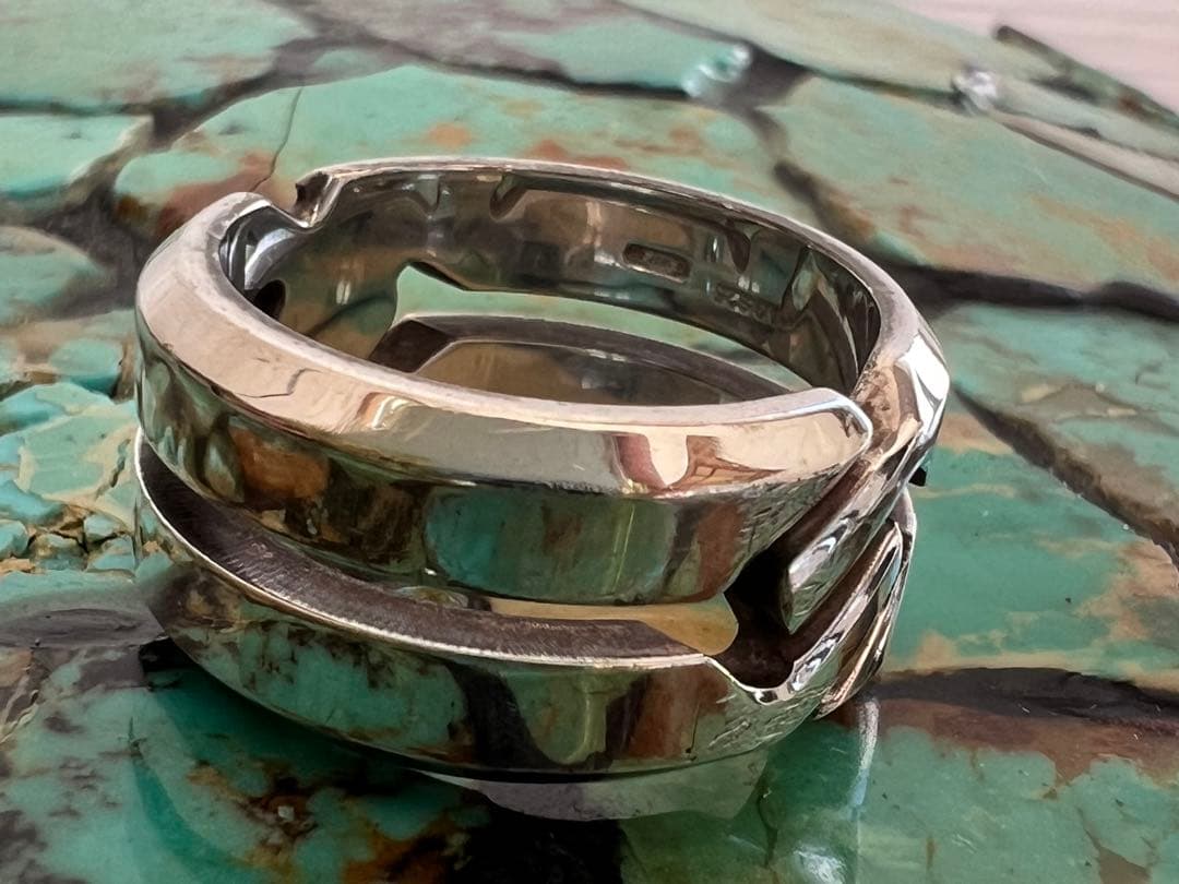 GUCCI silver925 インフィニティ　ノット　リング