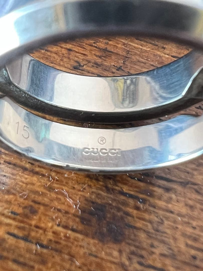 GUCCI silver925 インフィニティ　ノット　リング