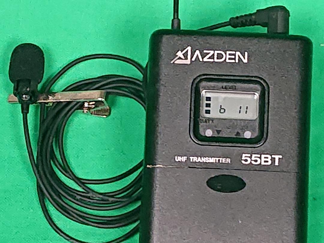 AZDEN ワイヤレスマイクシステム 55BT