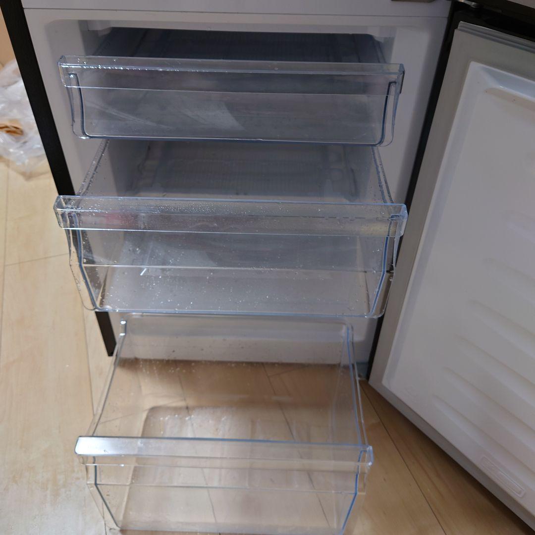 Hisense 2ドア冷蔵庫 黒 HR-D1701B 175L