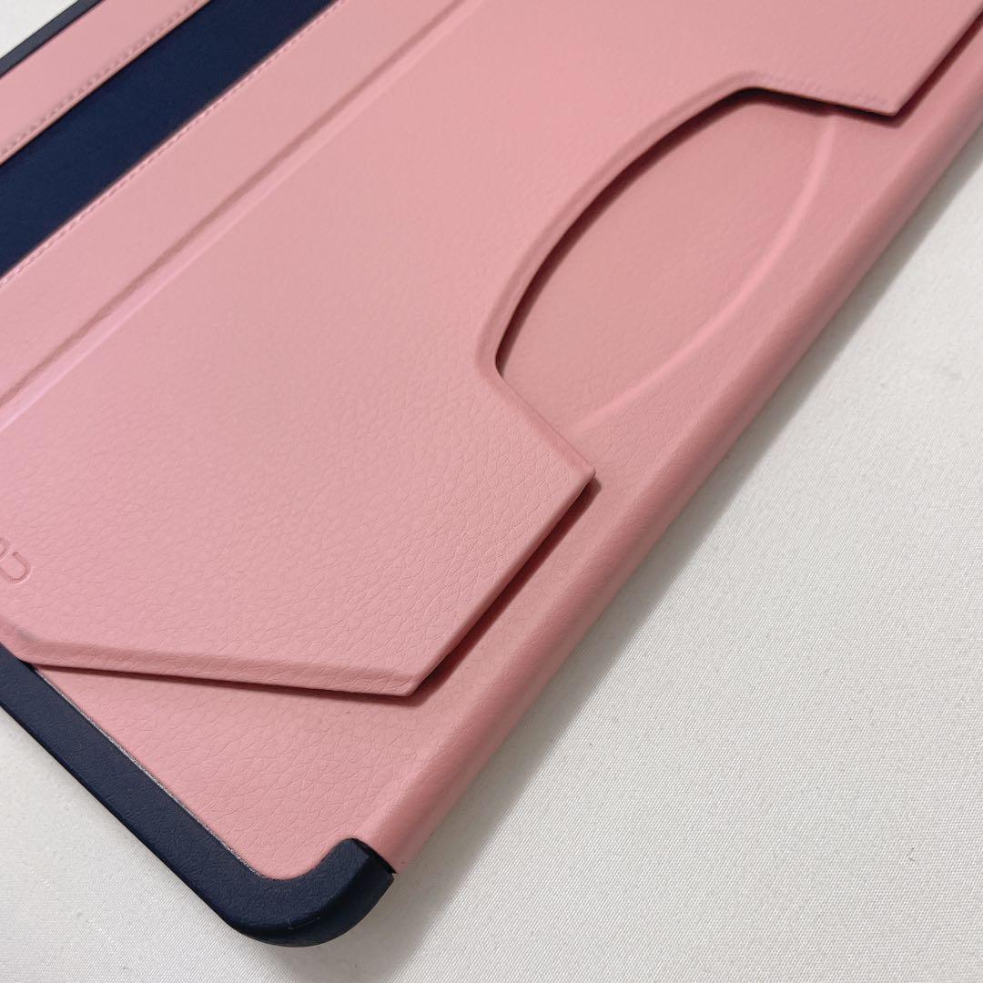 ZUGU iPadケース第9/8/7世代10.2インチ　カバー　ローズピンク