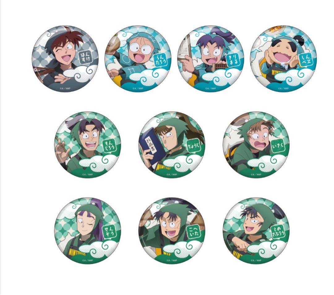 忍たま乱太郎 ドクタケ忍者隊最強の軍師 タワーレコード 缶バッジ全種セット
