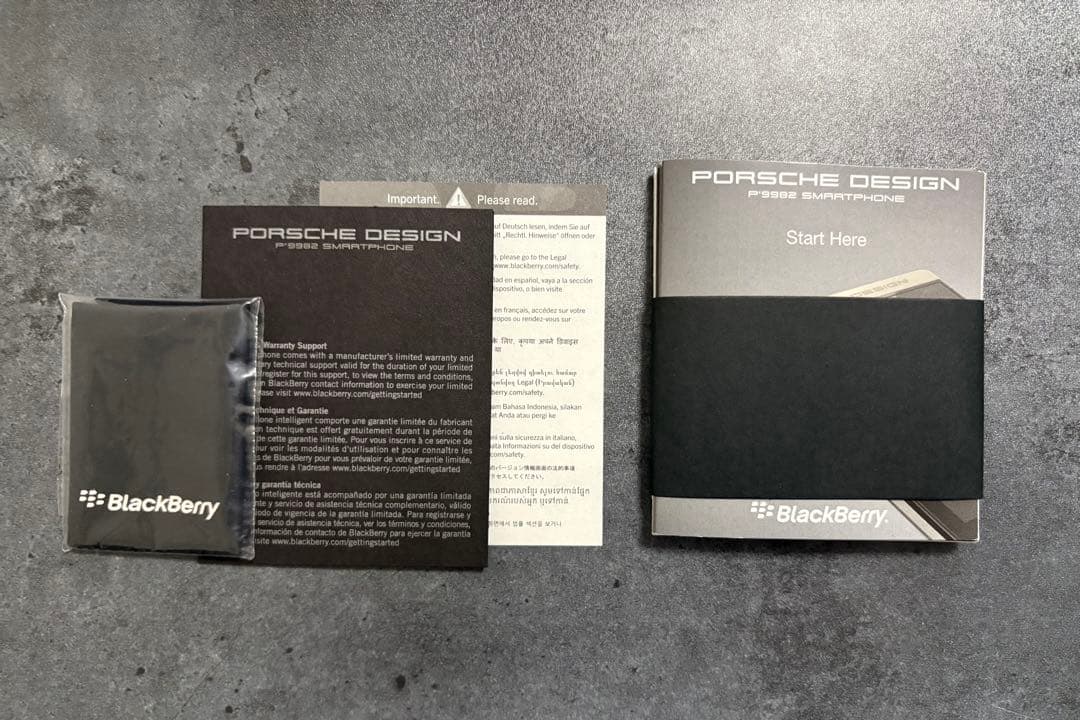 ブラックベリーBlackBerry Porsche Design 9982