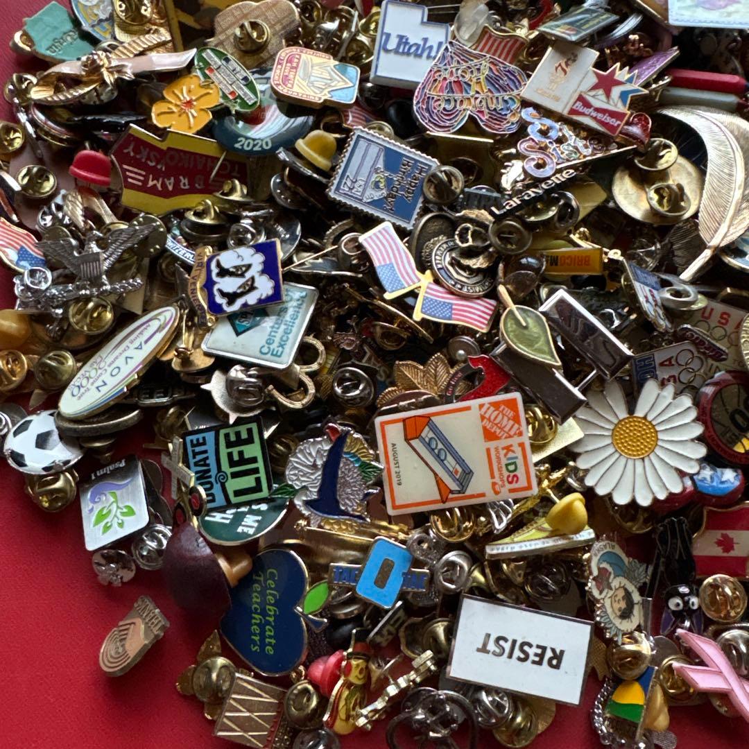 ピンバッジ／ピンズ／450個OVER／VINTAGE