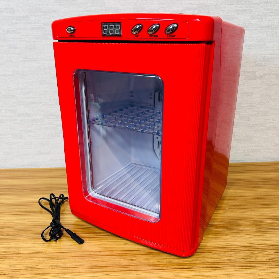 SIS ディスプレイ型 ポータブル冷温庫 25L XHC-25 レッド