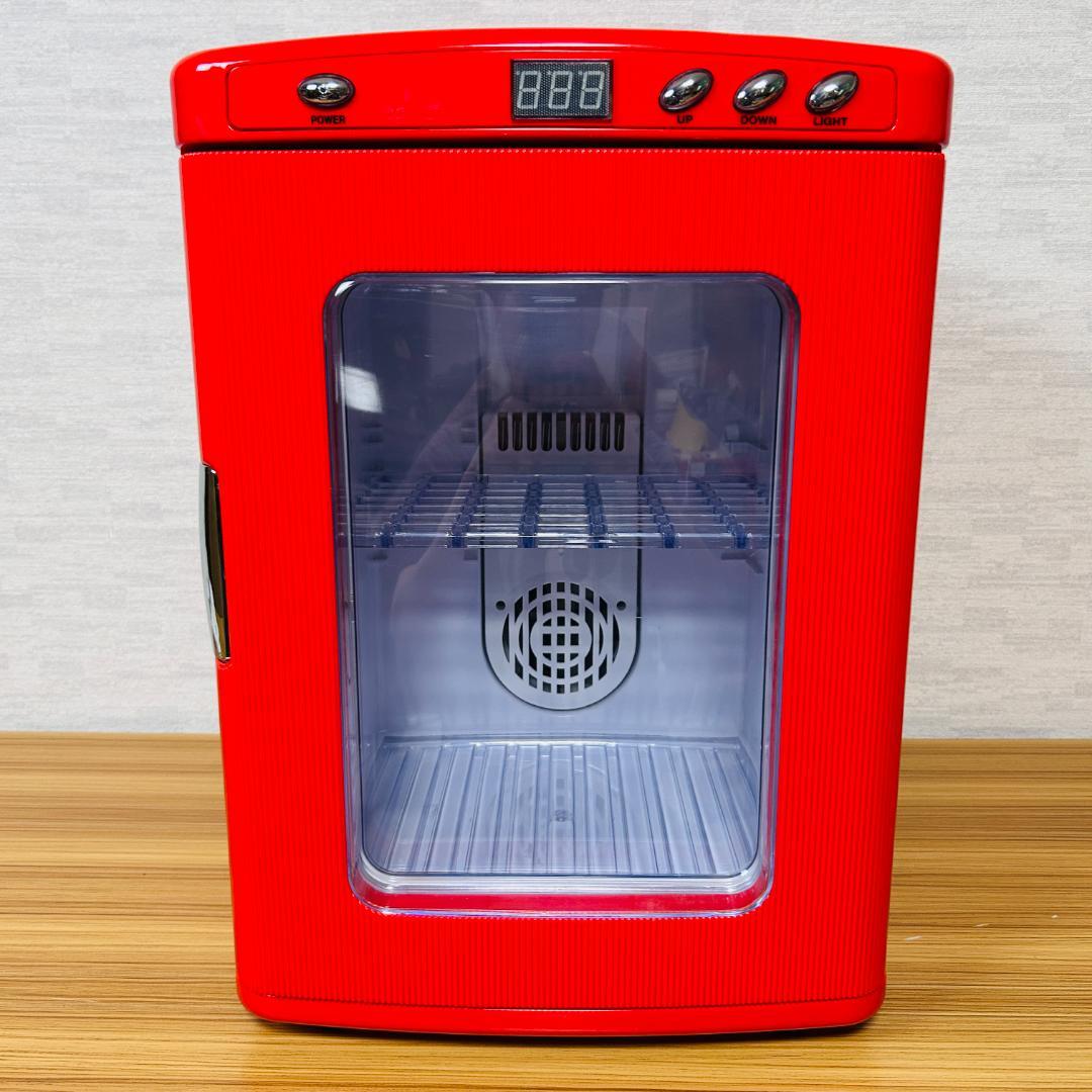 SIS ディスプレイ型 ポータブル冷温庫 25L XHC-25 レッド