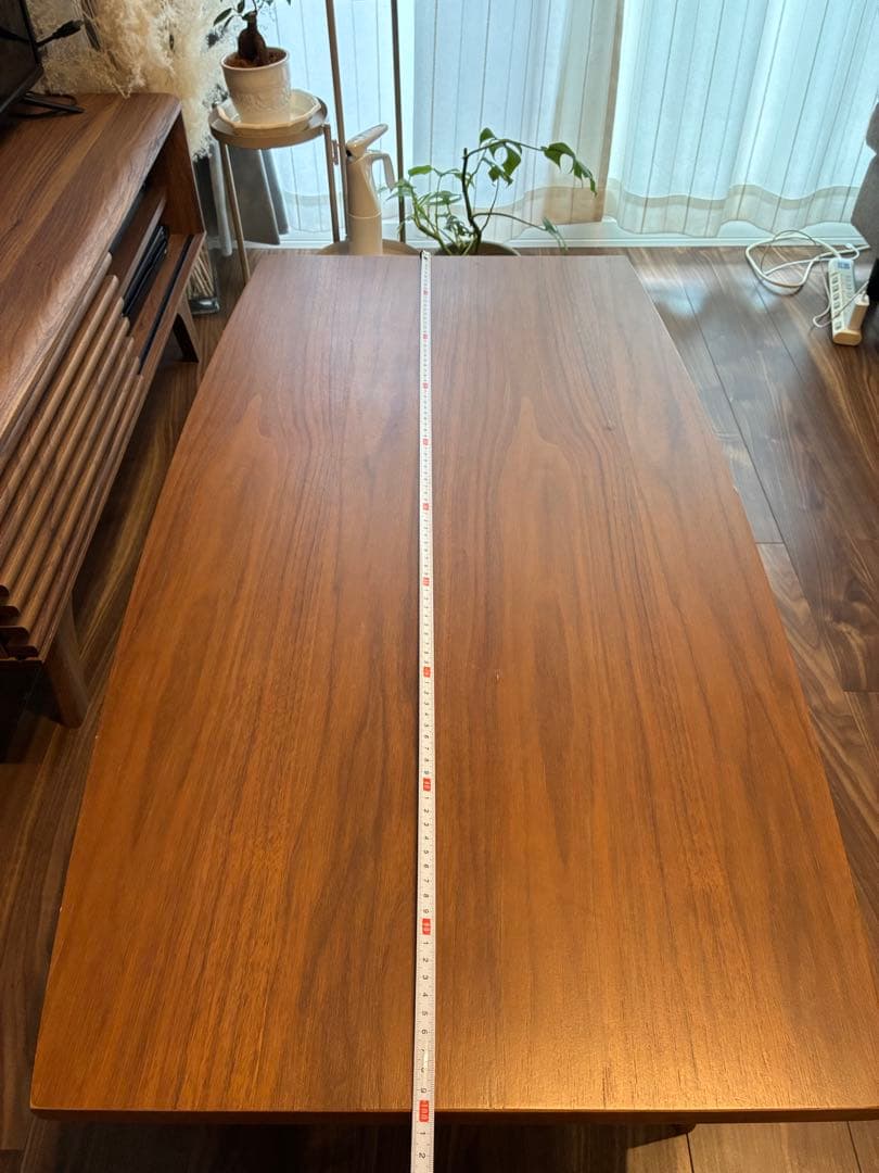 ウッド製こたつ 収納棚付き