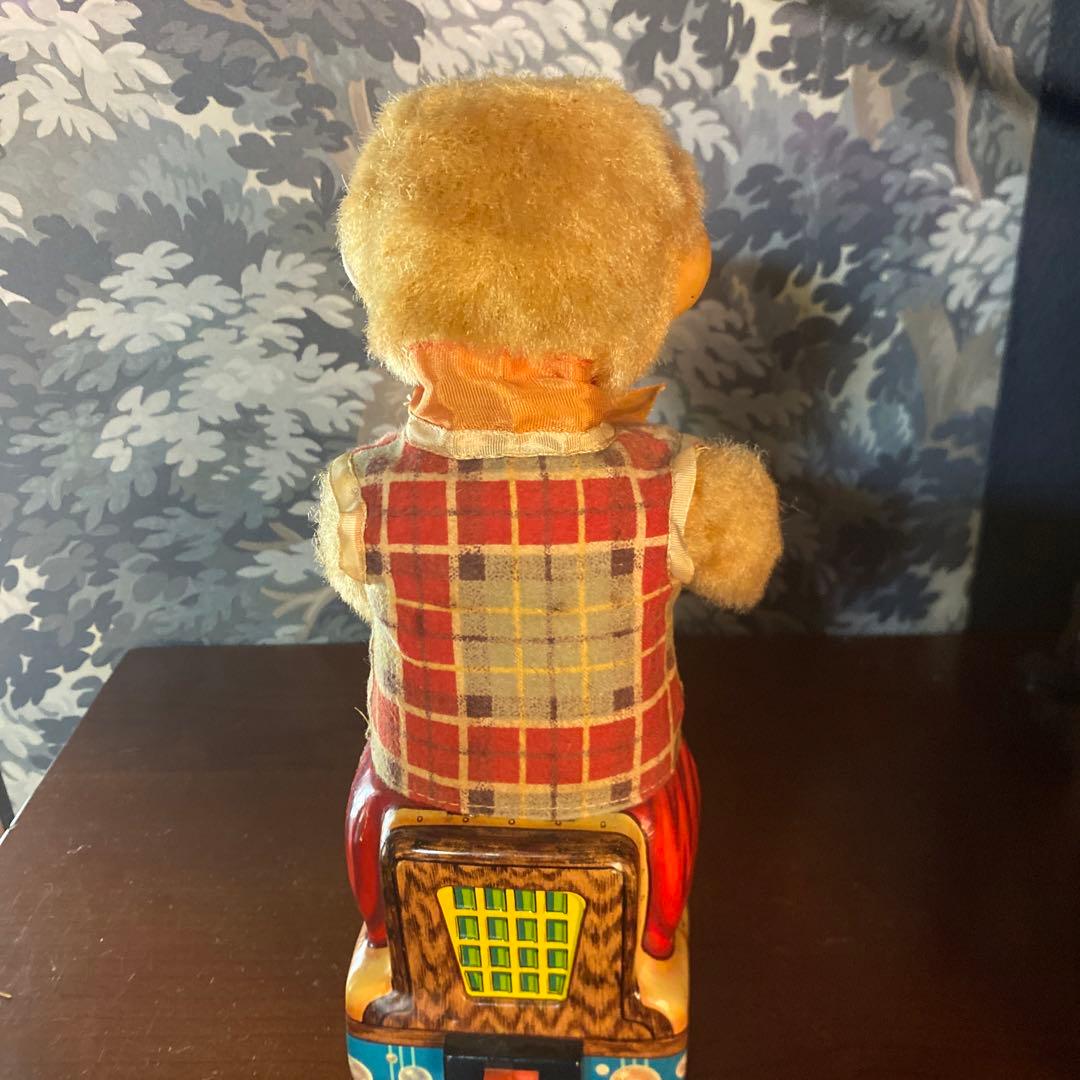 アルプス シャボン玉を吹く猿Bubble Blowing Monkey 動作品