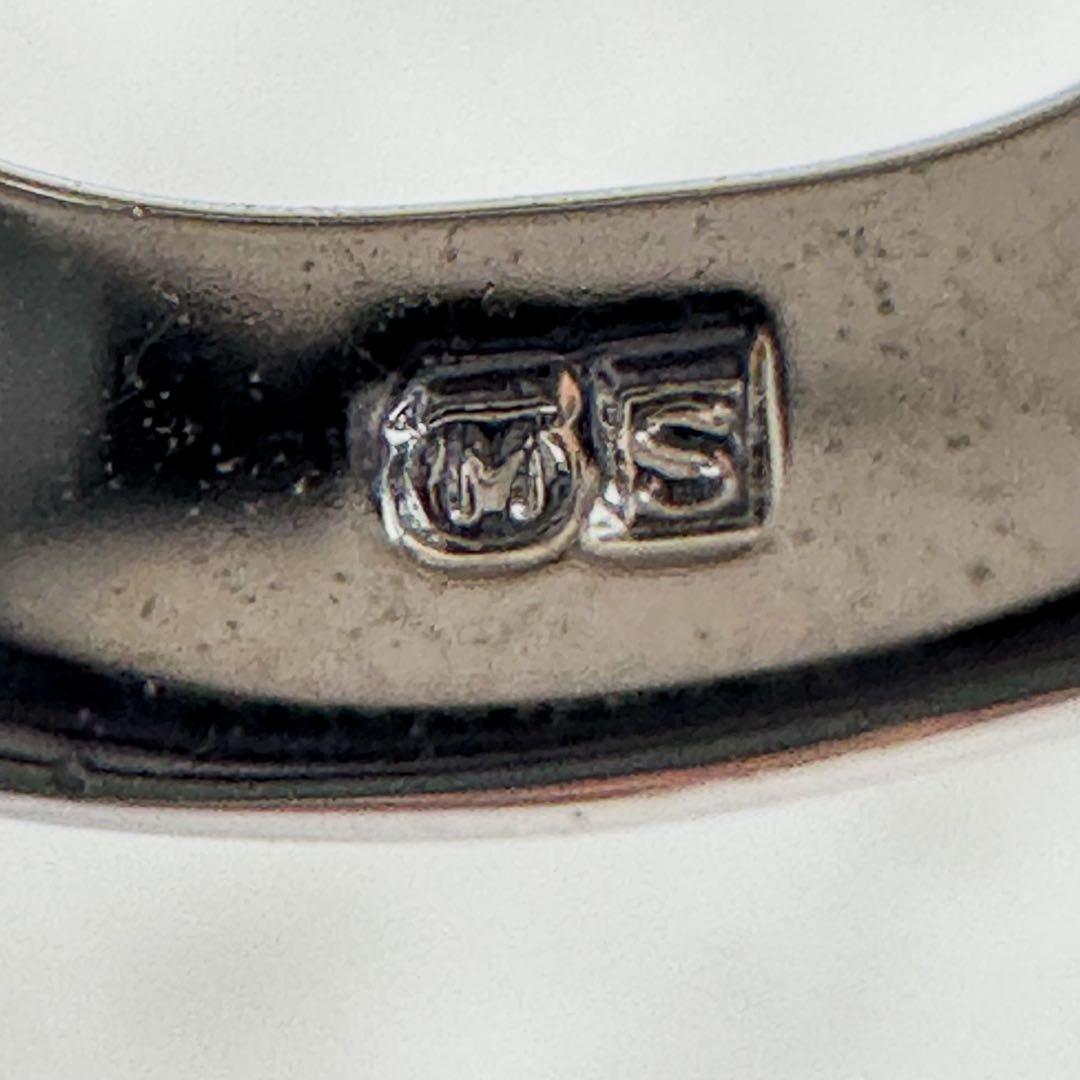 ミキモト　パール　花型ブローチ　シルバー製　銀