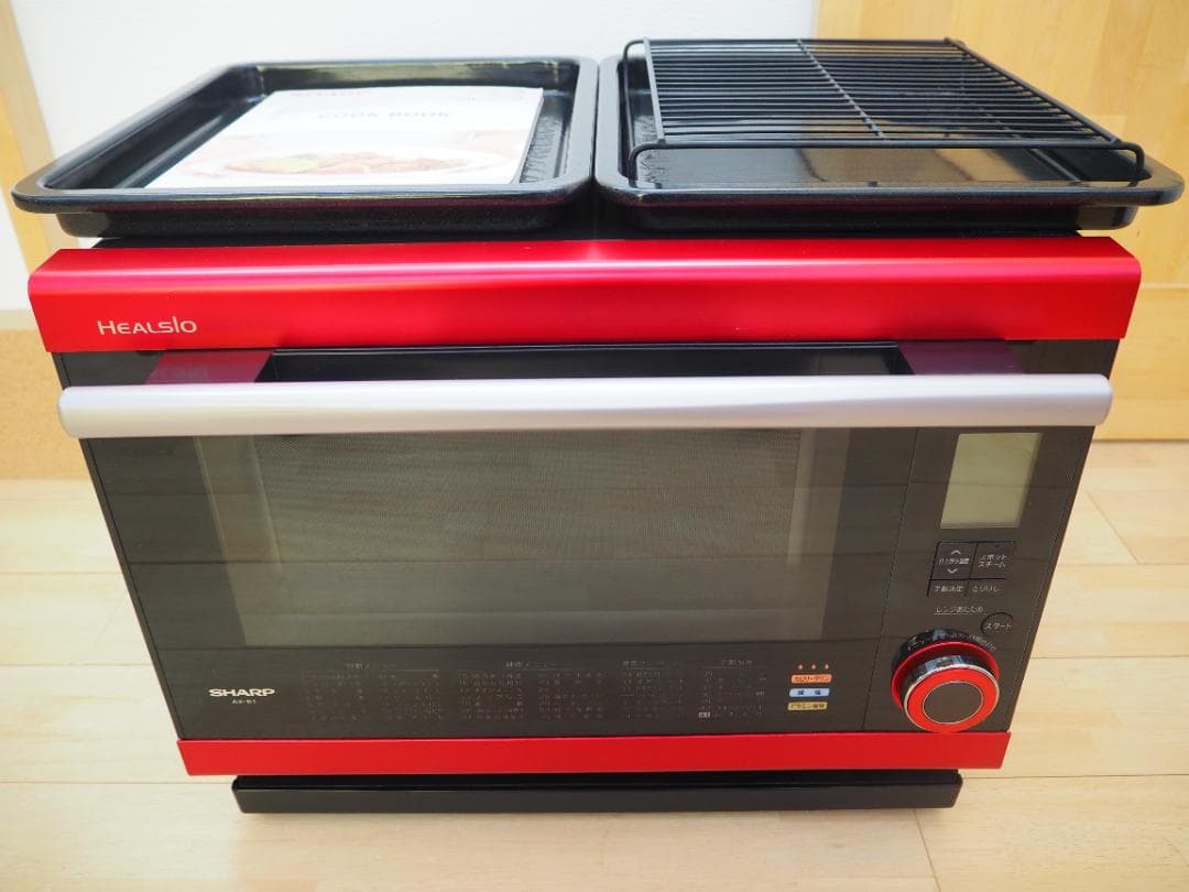 シャープ　ウォーターオーブン　ヘルシオ　AX-S1　美品　ミトン付き
