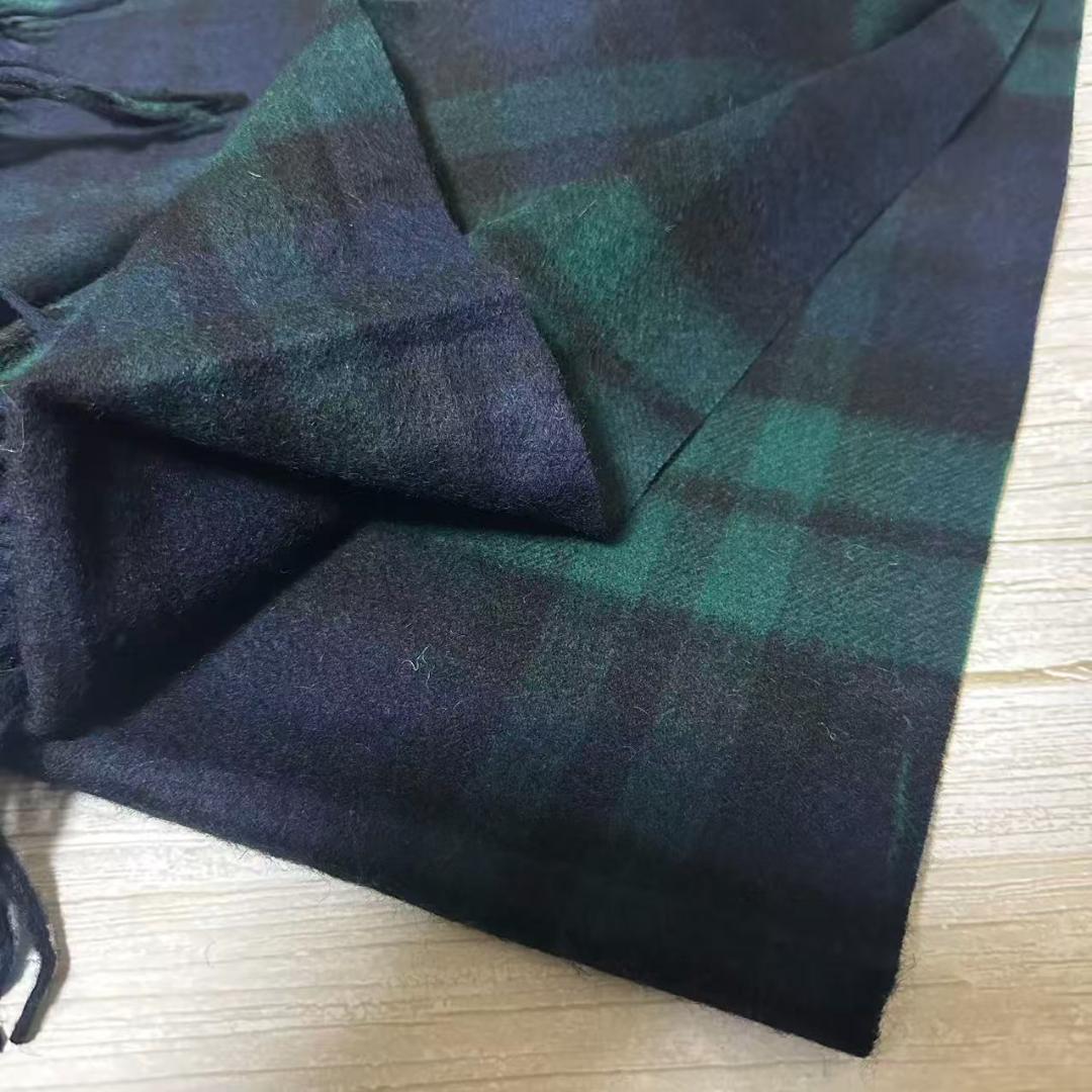 し*の様 JOHNSTONS ジョンストンズ　大判 マフラー ブラックウォッチ