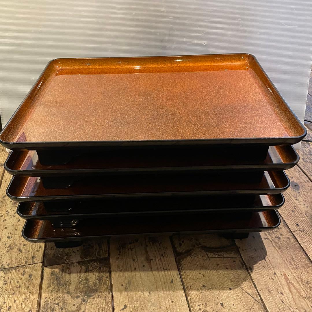 お膳台　年代物　5点　脚付　おまとめ　工芸品　御膳台　お盆　和風