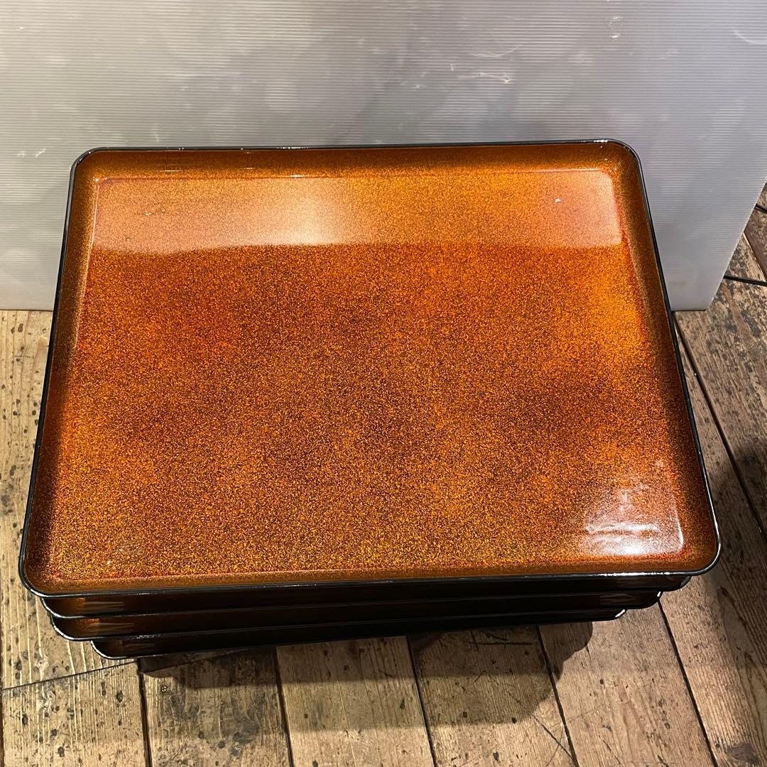 お膳台　年代物　5点　脚付　おまとめ　工芸品　御膳台　お盆　和風