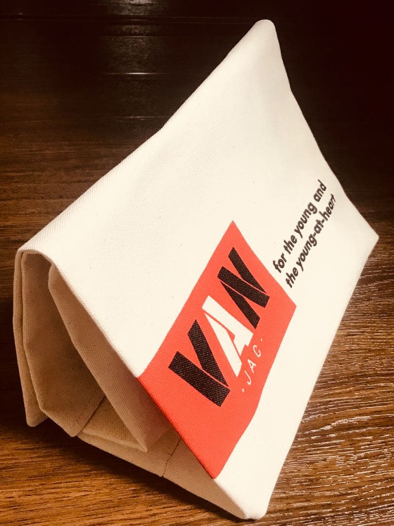 VAN紙袋デザイン幌布クラッチバック 送料無料
