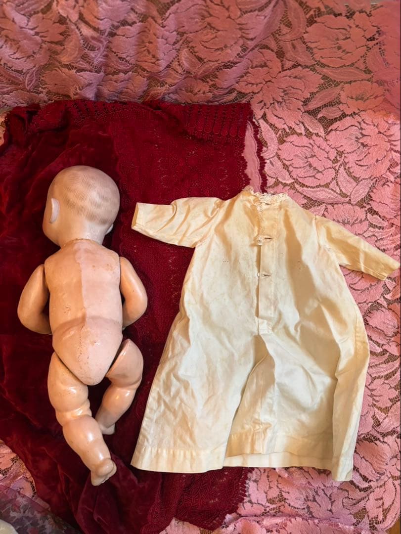 アンティーク　ビスクドール　ベビー