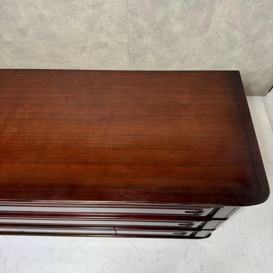 【高級桐タンス】府中家具上段 箪笥 時代家具 アンティーク レトロ 着物 装飾