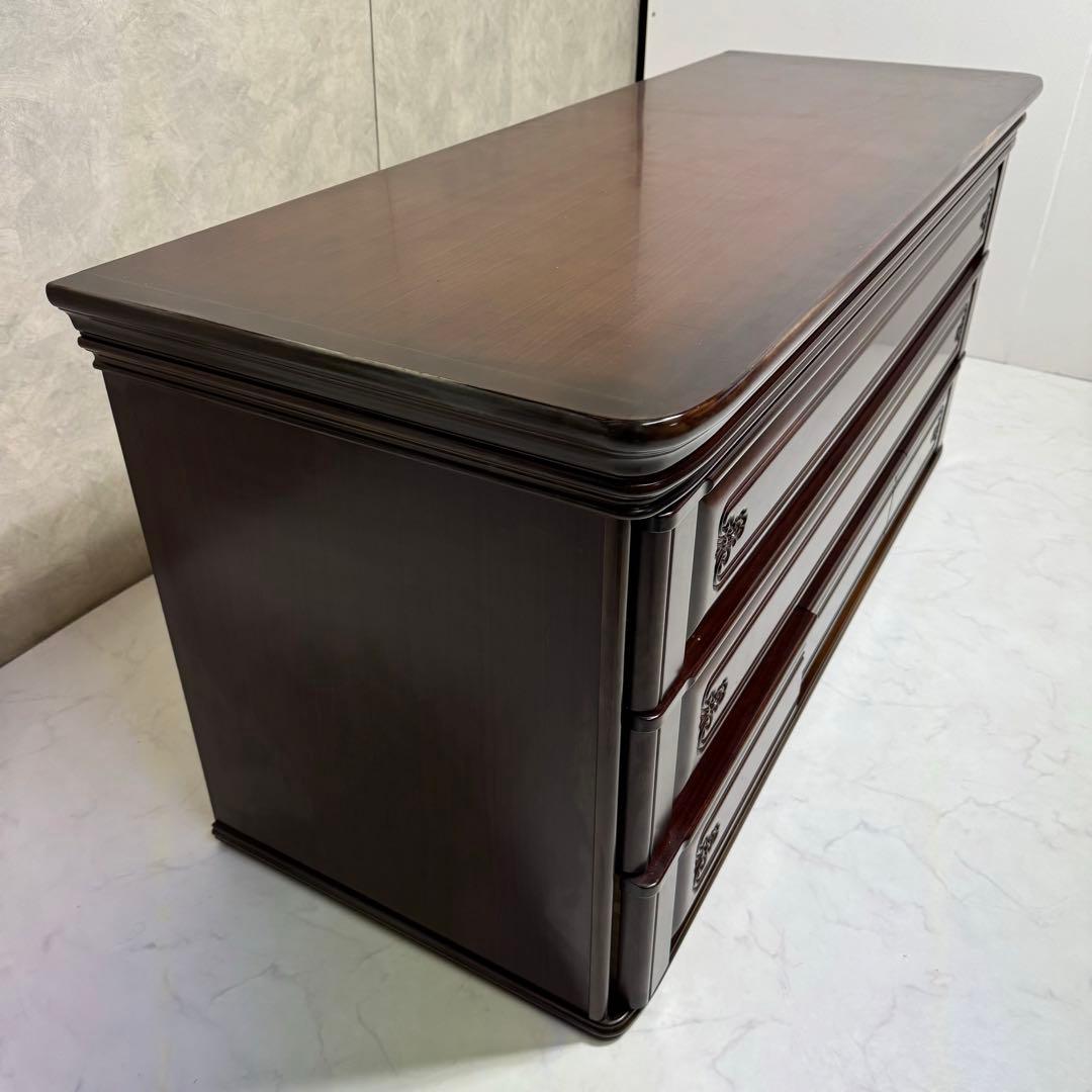 【高級桐タンス】府中家具上段 箪笥 時代家具 アンティーク レトロ 着物 装飾