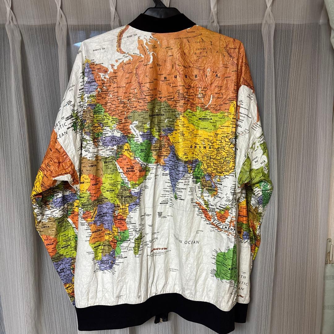 【最終価格】ニルバーナ カートコバーン着用モデル　世界地図ペーパージャケット