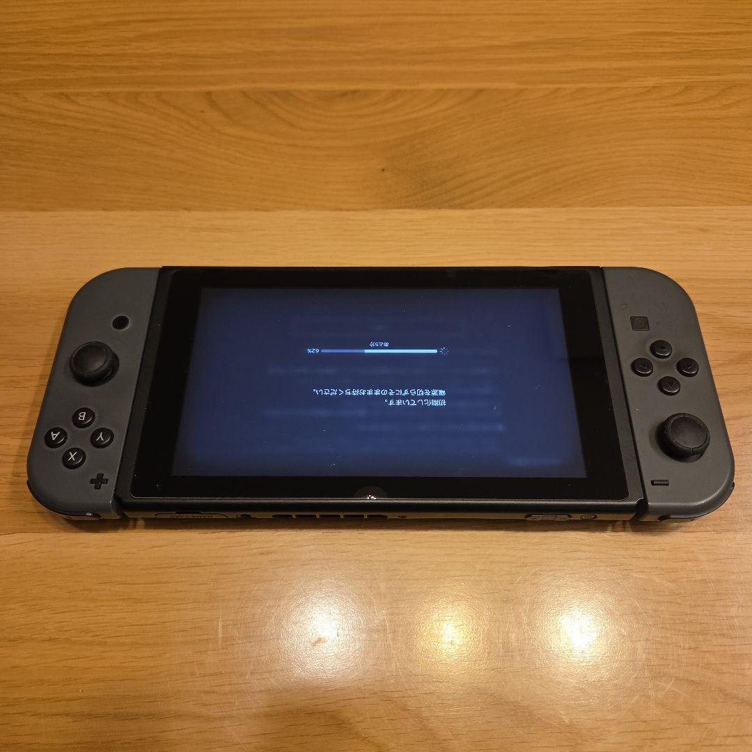 Nintendo Switch 本体 グレー 付属品付き【LANアダプター付】