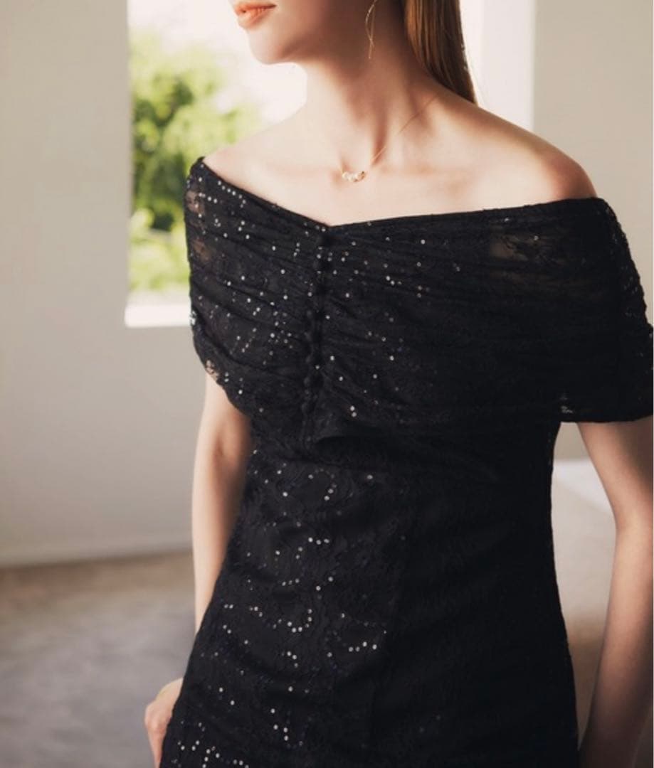 Laja 2way オフショルマーメイドフレアドレス