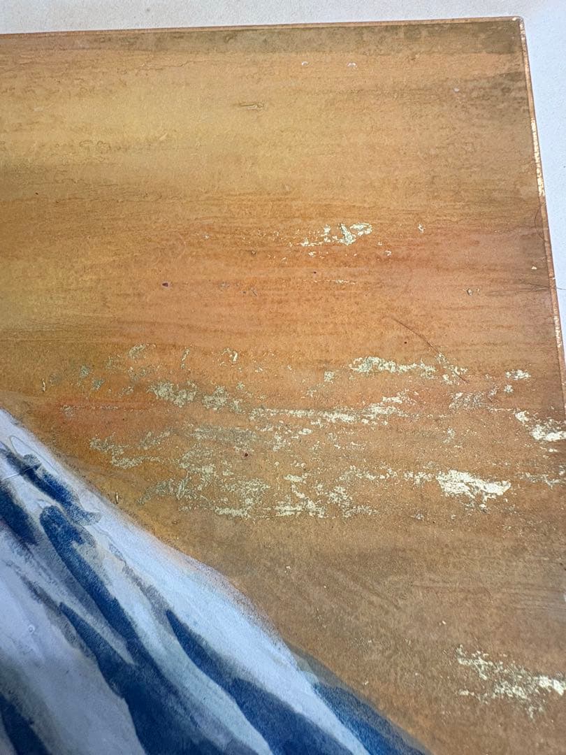 奈斎 絵画　日本画　風景画　額装 富士山