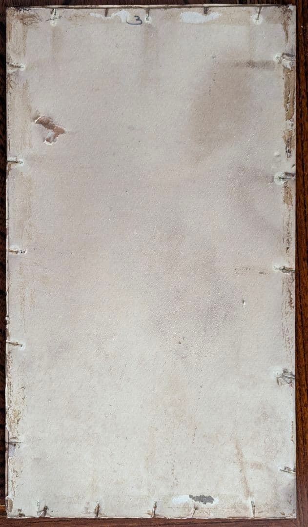 小原古邨「柳に油蟬」本物木版画