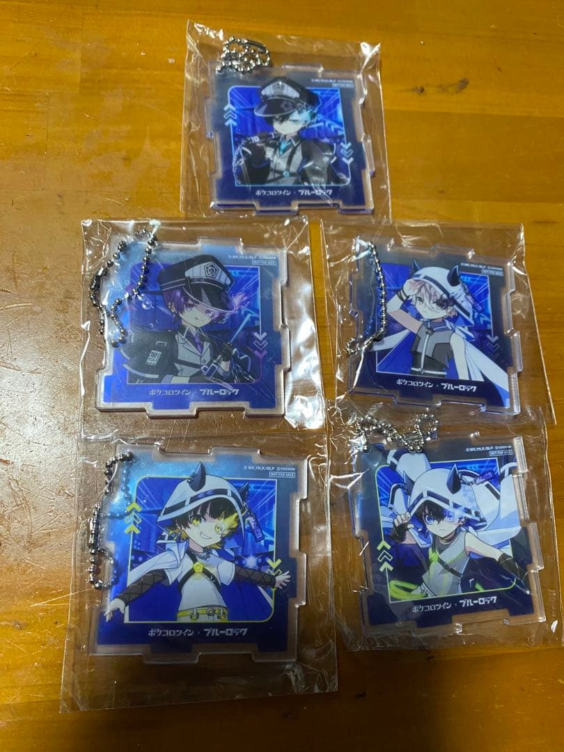 ブルーロック　ポケコロツイン　コラボアクリルキーホルダー