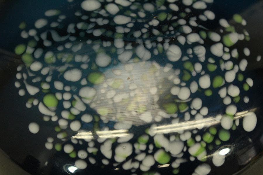 アンティーク カットガラス 切子 ガラス 瑠璃色ガラス 二件 時代物(A442)