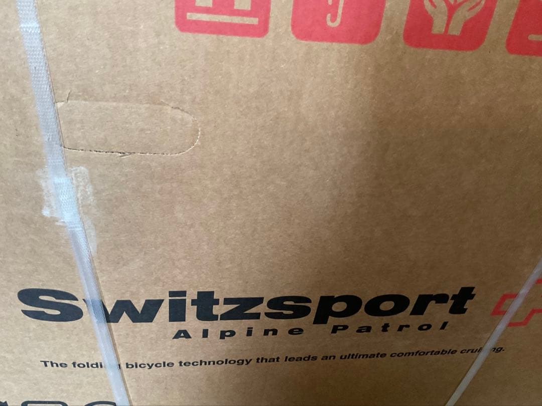 Switzsport LSW-H16 折りたたみ自転車 ホワイト/レッド