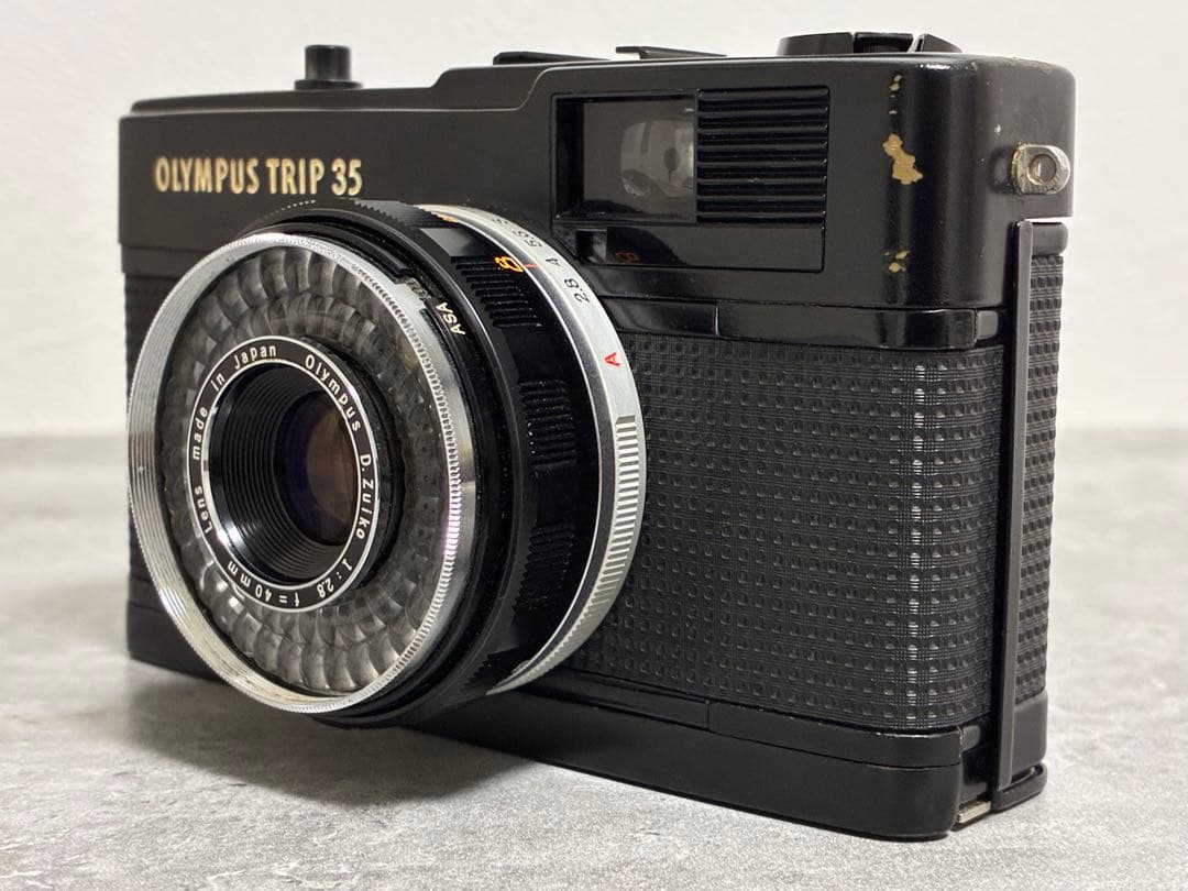 ⭐️希少⭐️モルト交換済⭐️ OLYMPUS TRIP 35 ブラック フィルムカメラ