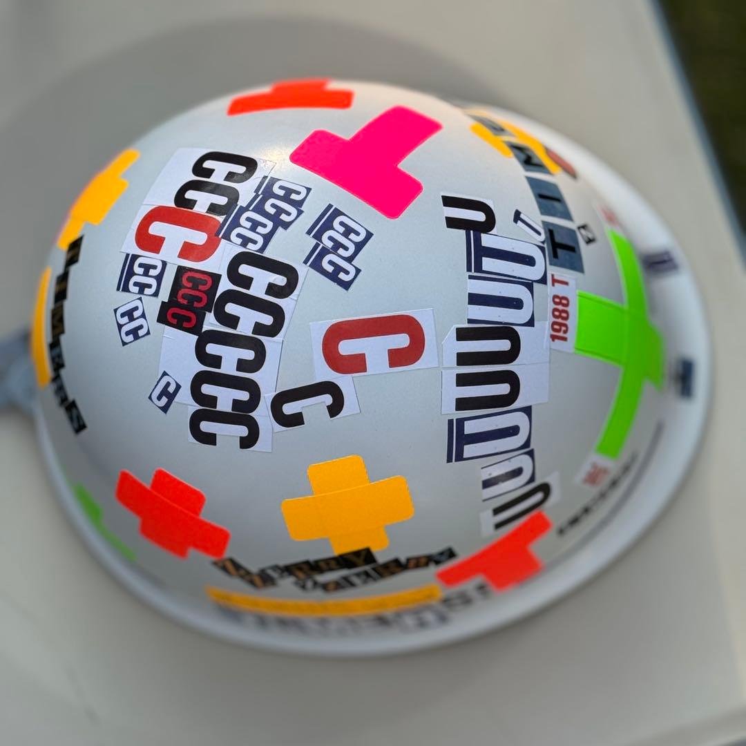 ザ•タイマーズ風　自作ヘルメット　忌野清志郎