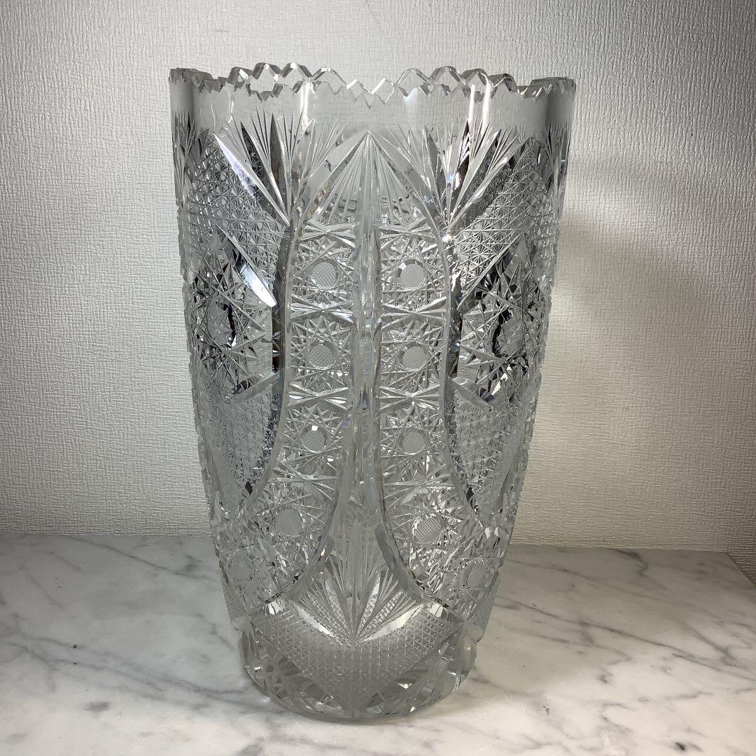 ボヘミアグラス　フラワーベース