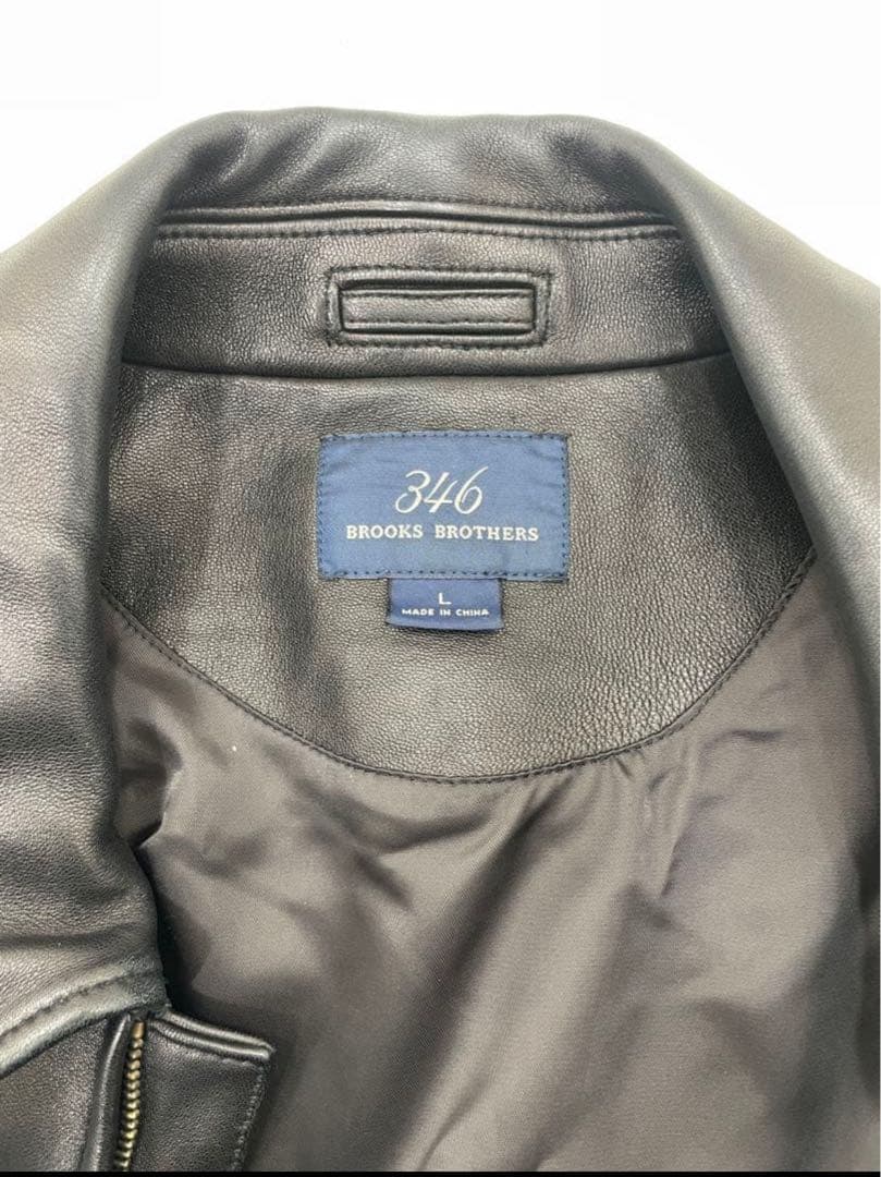 【極希少】 BROOKS BROTHERS 346 シングルライダースジャケット